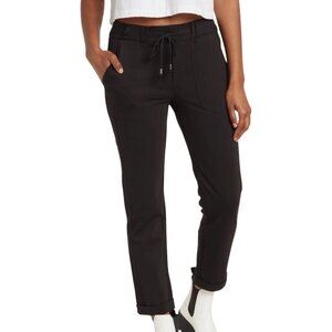 Democracy Ab Leisure High Rise Patch Pocket Utility Drawstring Pants Black Large
